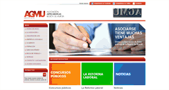 Desktop Screenshot of agmu.es